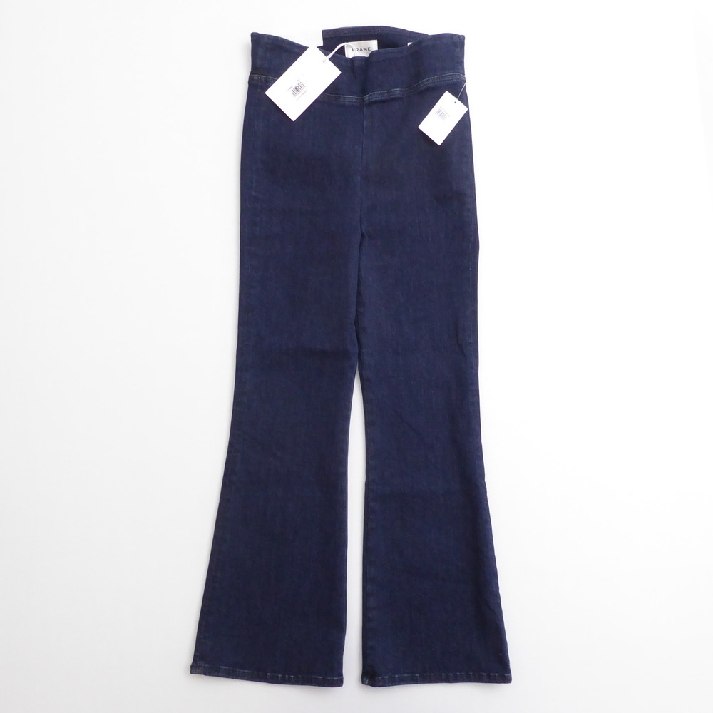 FRAME Women Jetset Crop Mini Boot Jeans Keller Dark Blue Size 2